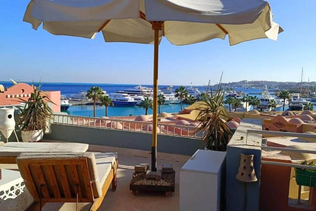 Image of Sunny Sea View Studio Marina on private roof