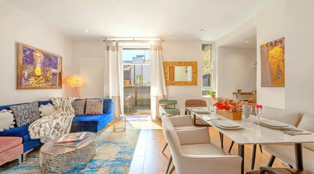 Image 1 of DESIGNER Victorian Flat with HUGE Terrace