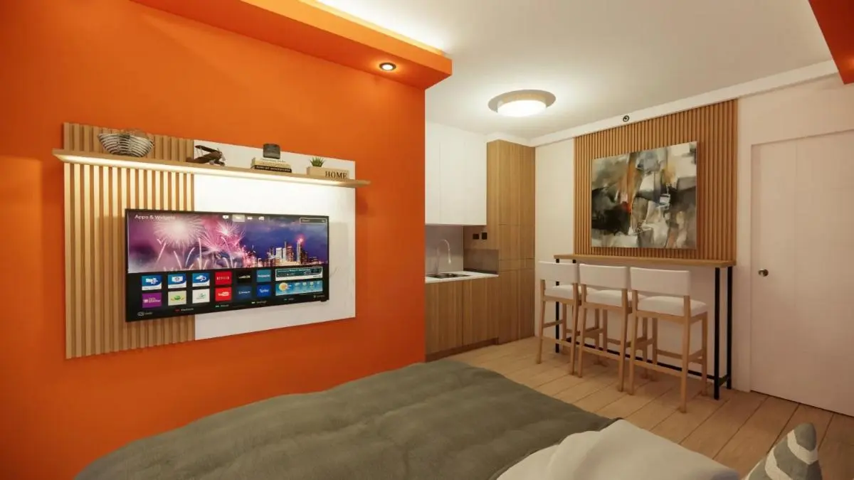 Image 5 of Near Manila Airport, MAILZ HOMEZ COZY Hotel Style Studio Condo, Avida Towers Sucat, Full Kitchen, Swimming Pool, WIFI, 5G