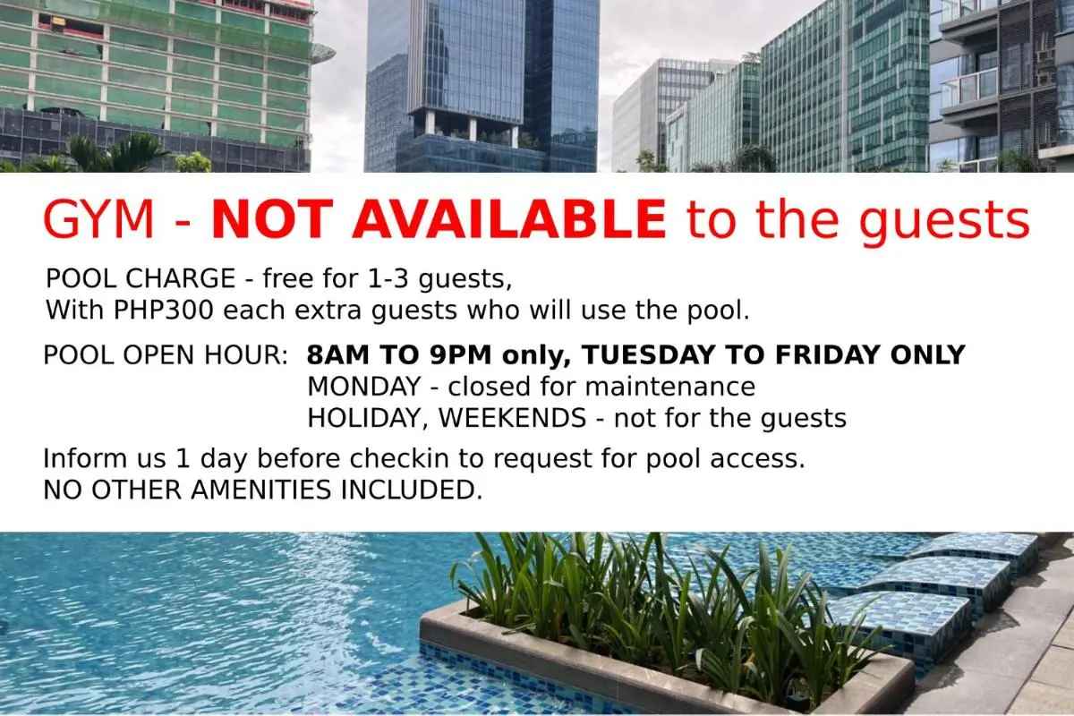 Image 6 of Uptown Parksuites Apartments Tower 1 BGC by PH Staycation