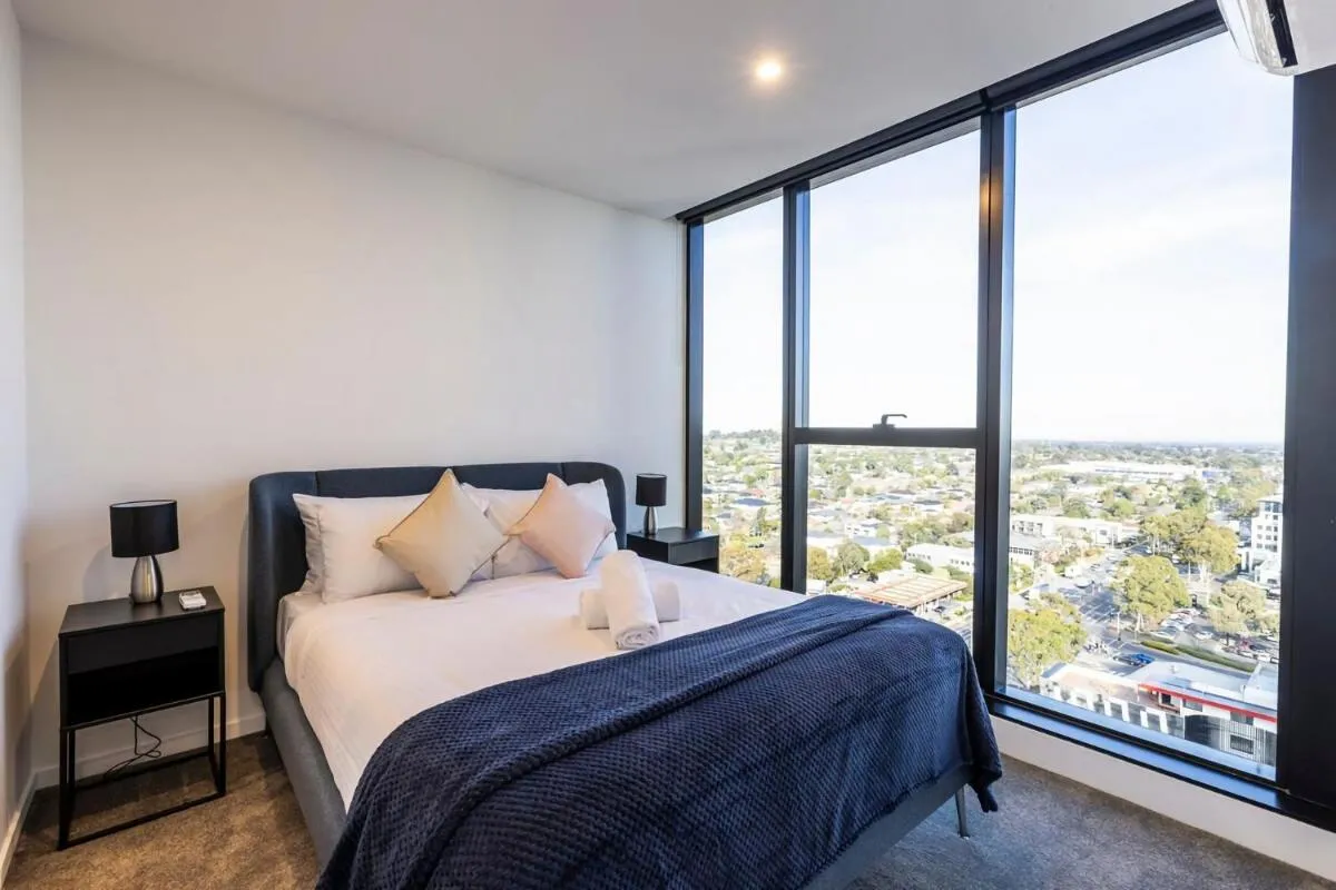 Modern 2BR Abode with Balcony View Gym Access — 2