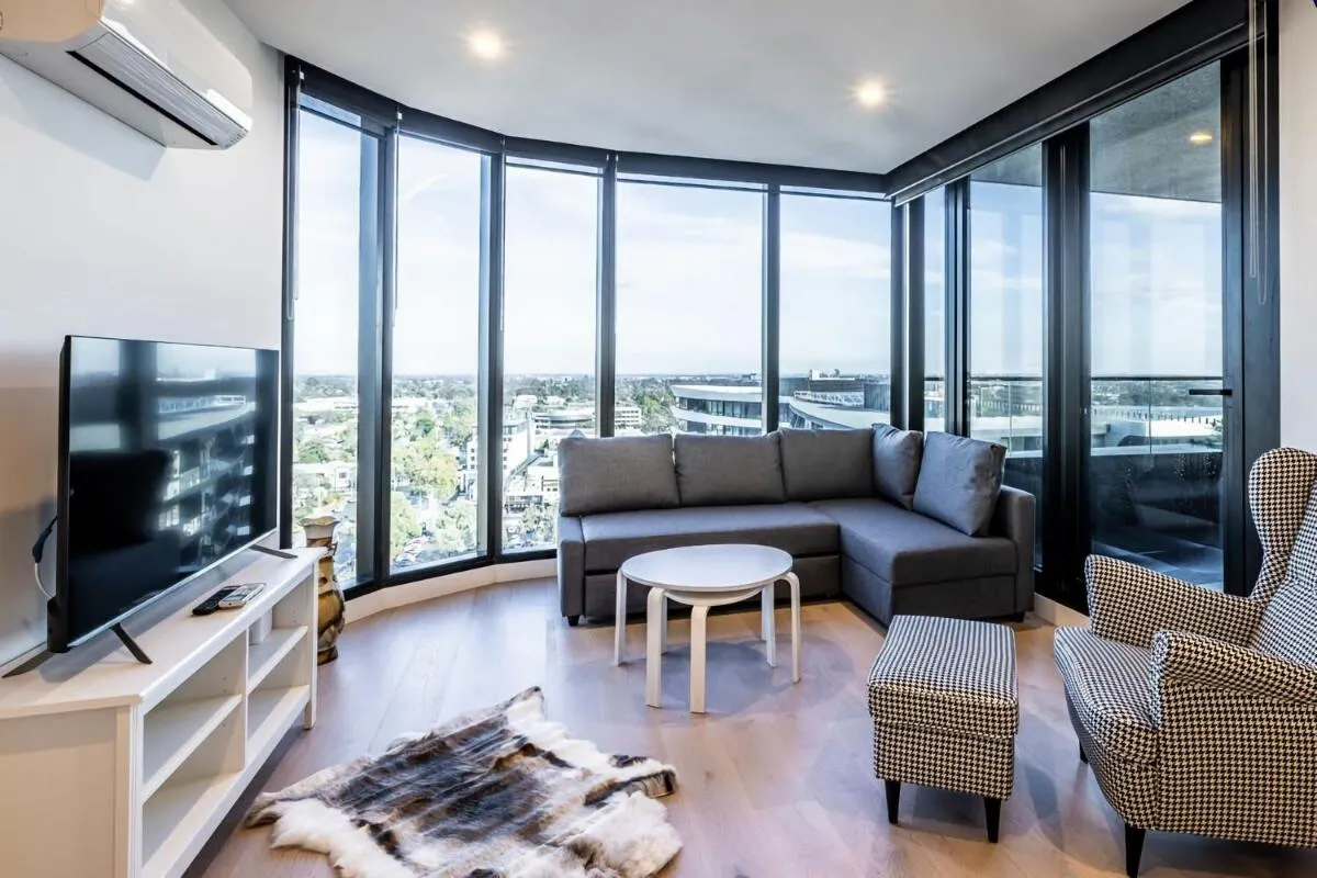 Modern 2BR Abode with Balcony View Gym Access — 5
