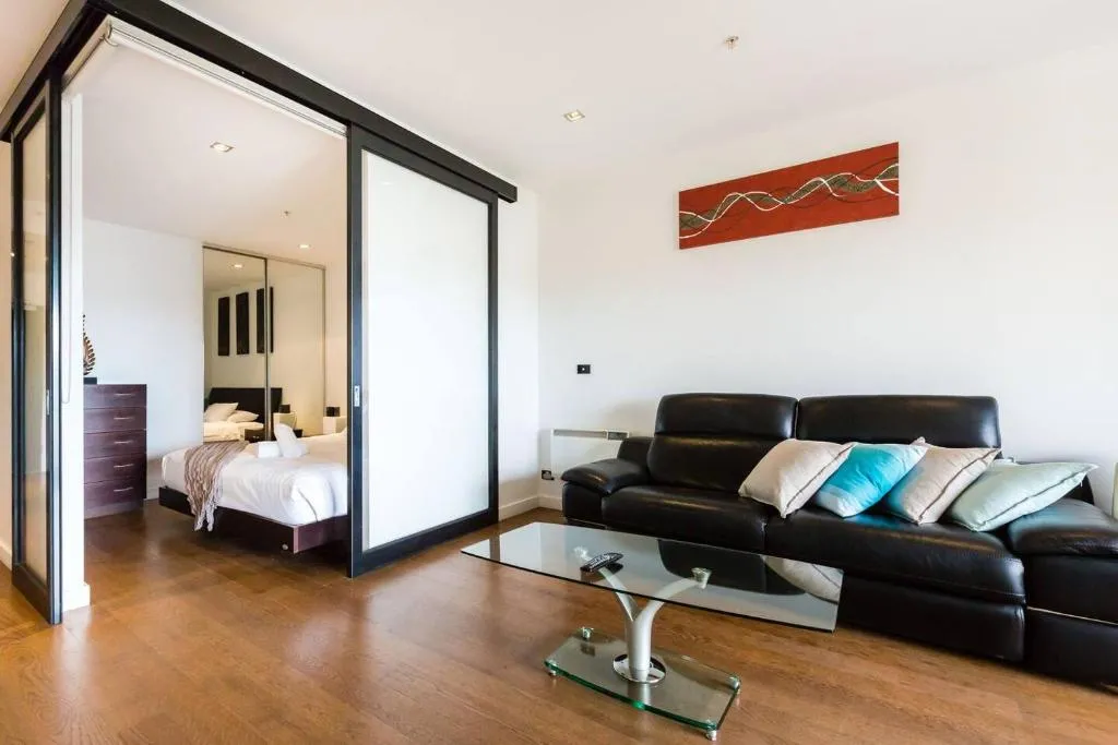 Southside St Kilda Seclusion with Balcony and Parking