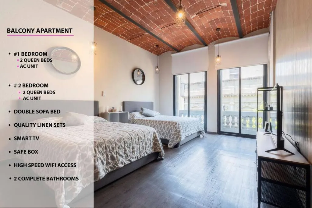 Image 1 of 205 Zocalo Cathedral 2bdrmB 2Bath fits 10 AC Apt