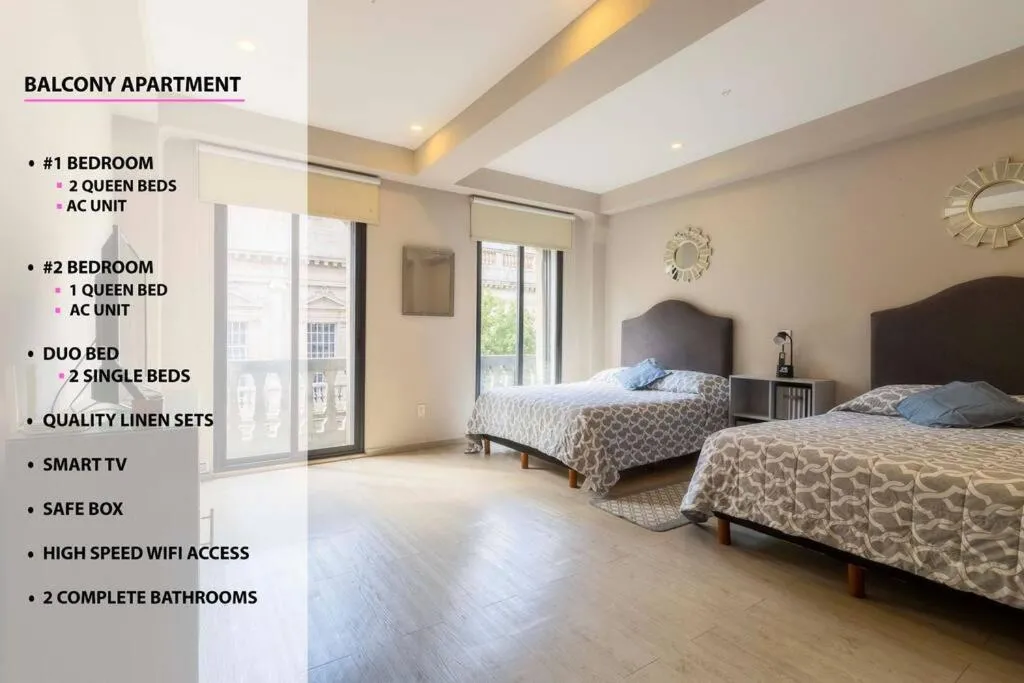 Image 6 of 206 Zocalo Cathedral 2Bdrm 2Bath apt AC Rooftop