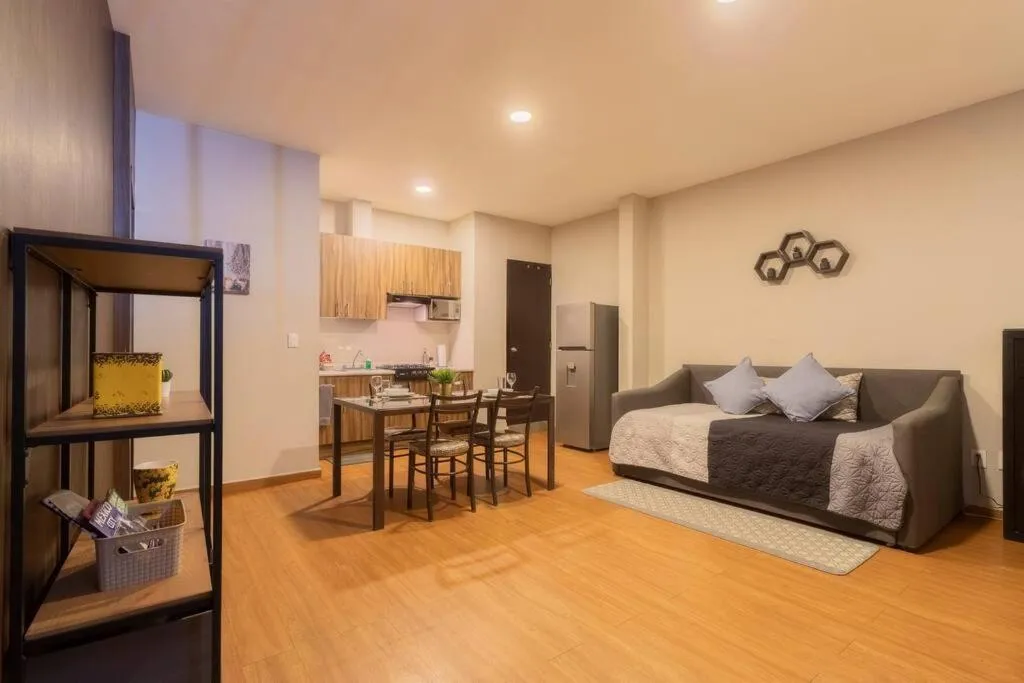 Image 1 of 307 Spacious AC apt Historic CDMX Rooftop
