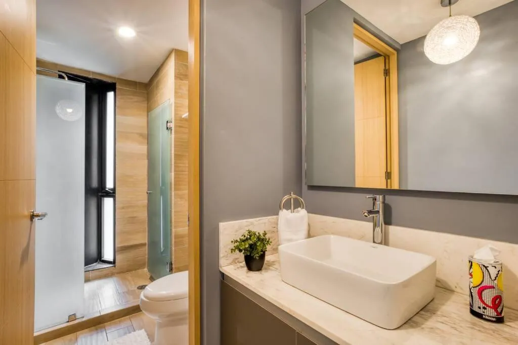 Image 6 of Chic Condesa Apt – Private Rooftop & Home Office