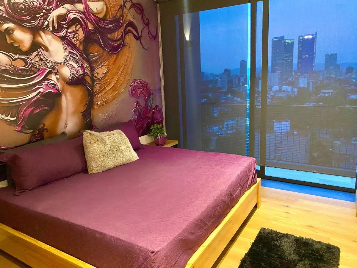 Image 1 of Penthouse con la mejor vista de Cdmx, 6 personas, Gym y 2 parkings