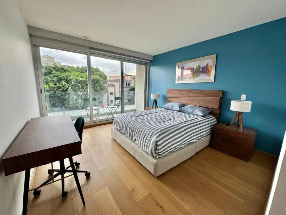 Image 1 of Departamento con Alberca y Gym en el corazón de Condesa y Roma