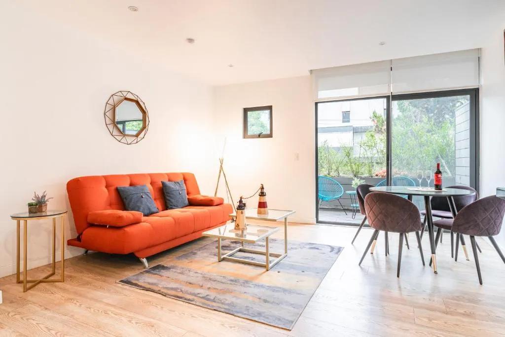 Image of Insurgentes Area Apt Balcony, Outdoor Lounge