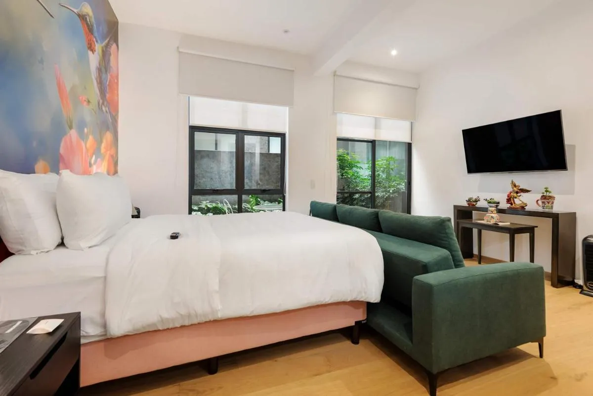 Image 6 of Stunning Loft with Modern Terrace in Roma Norte