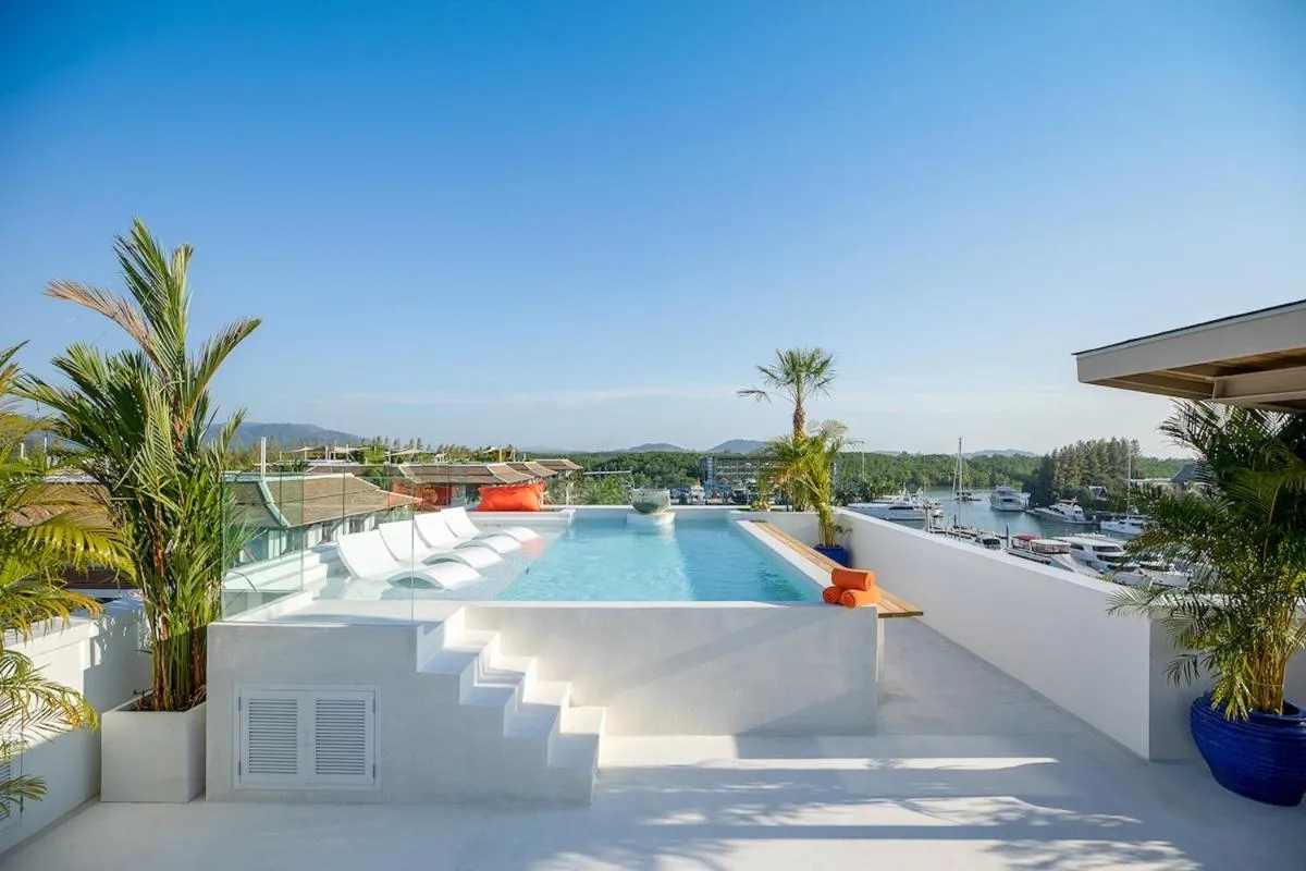 Image 1 of 4BR Penthouse Royal Marina: Private Rooftop Pool with 360° View