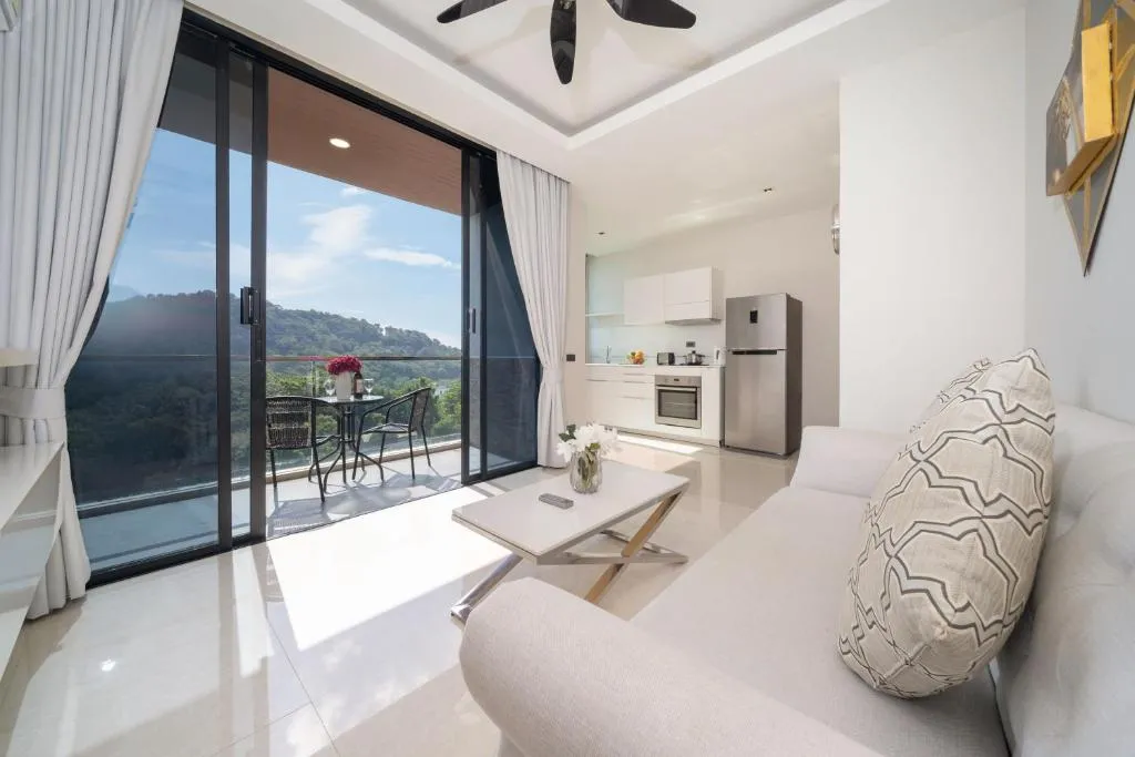 Image of Airy 1BR Condo Viva Patong A602 with Sea & Mountain Views