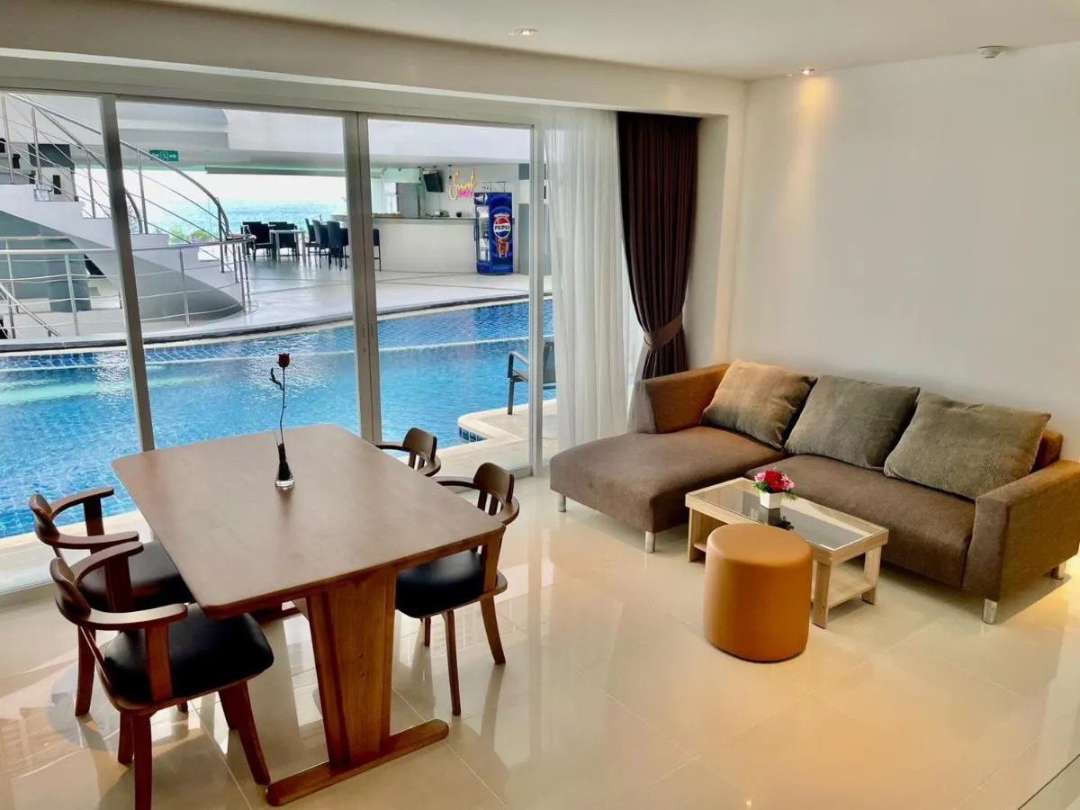 Image 2 of B12a Pool Access partial Seaview 2brs 1bath Karon