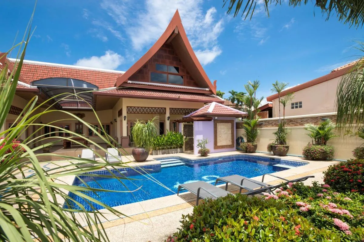 Image 4 of Beautiful 5BR Villa Felicity, Pool & Garden, near Naiharn