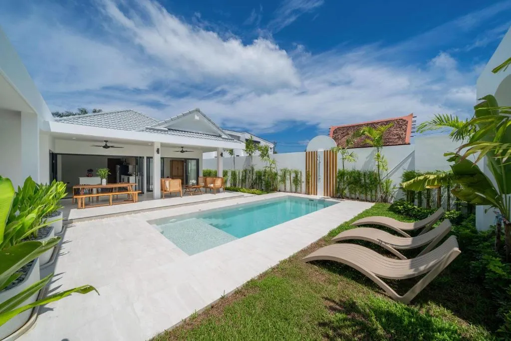 Image of Brand New 4BR Balinese Style Pool Villa Kaia just 5 min drive from NaiHarn Beach