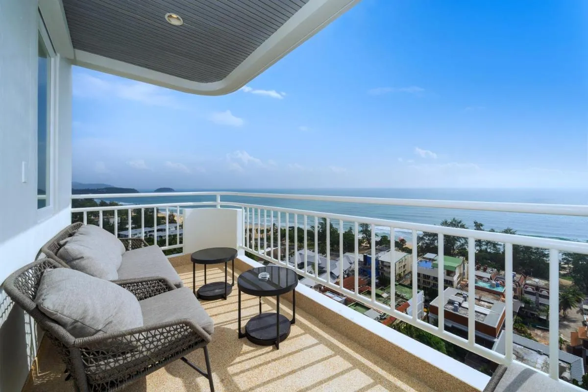 Image 1 of Chic Design & Full Seaview 2BR Karon Condo 16C, near Beach