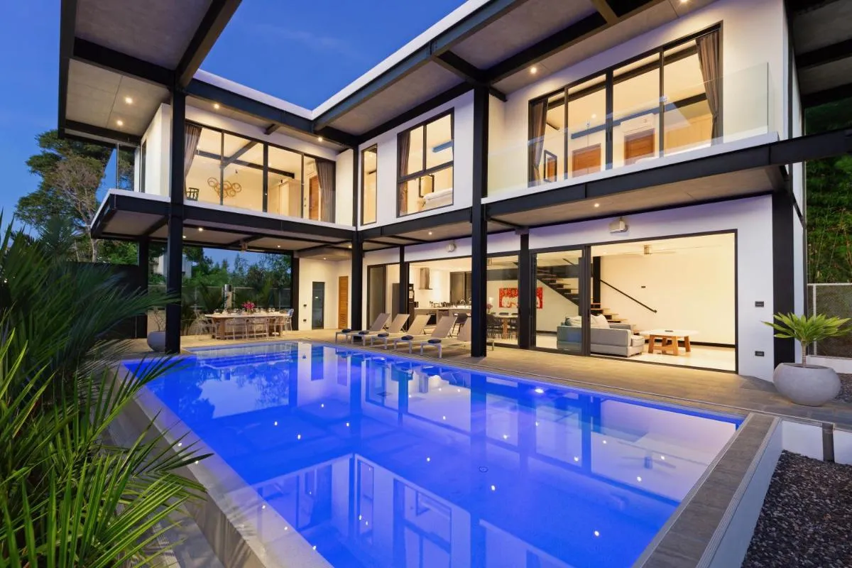 Image 3 of Loft Style 4BR Villa Sunset Garden 4 with 12m Salt Water Pool, near NaiHarn