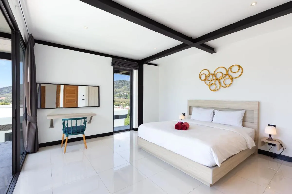 Image 4 of Loft Style 4BR Villa Sunset Garden 4 with 12m Salt Water Pool, near NaiHarn