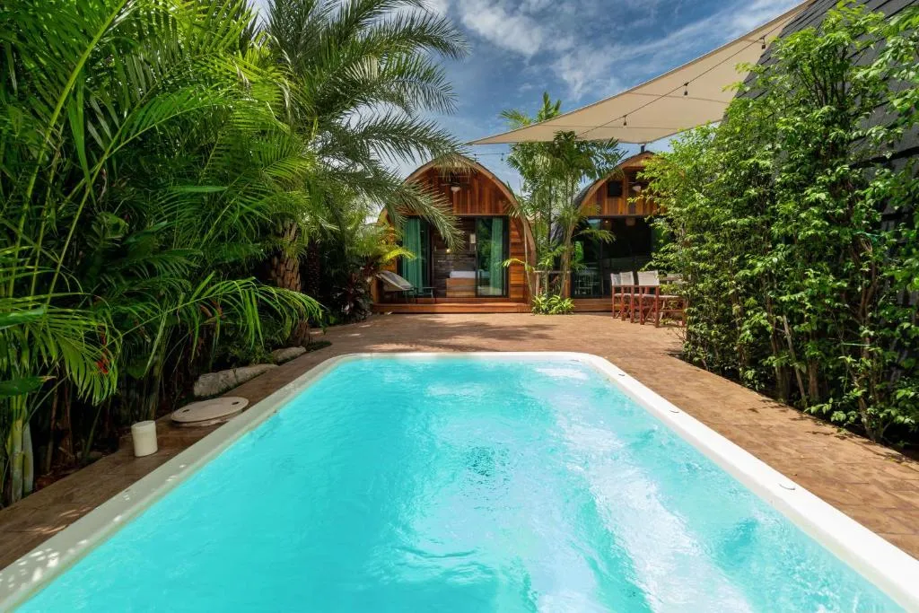 Image of New 3BR Chalet-Style Villa Pasak Paradise 3, Private Pool, 10min drive to Laguna Phuket