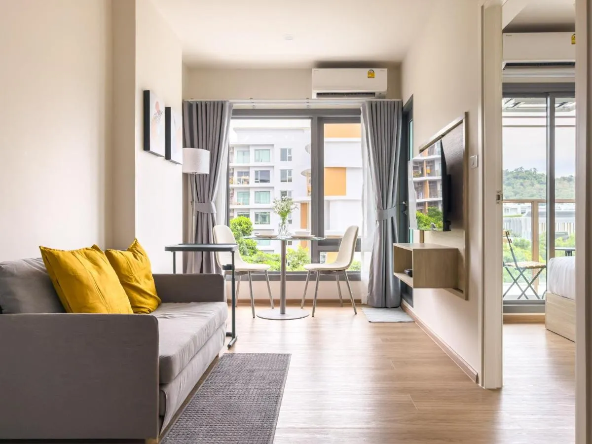 Image 4 of PHYLL Condo Private Beach Vibes at Central Phuket 1 BR Unique Garden View