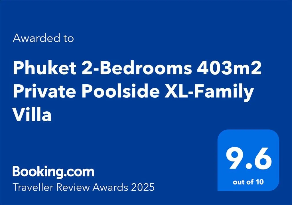 Image of Phuket 2-Bedrooms 403m2 Private Poolside XL-Family Villa