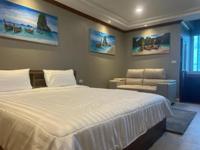Image 1 of Phuket Apartments near Patong Beach – 28 SQM Studio Apartments with Kitchen, Private Bathroom, Seating area, 65″ Smart TV and Free WIFI