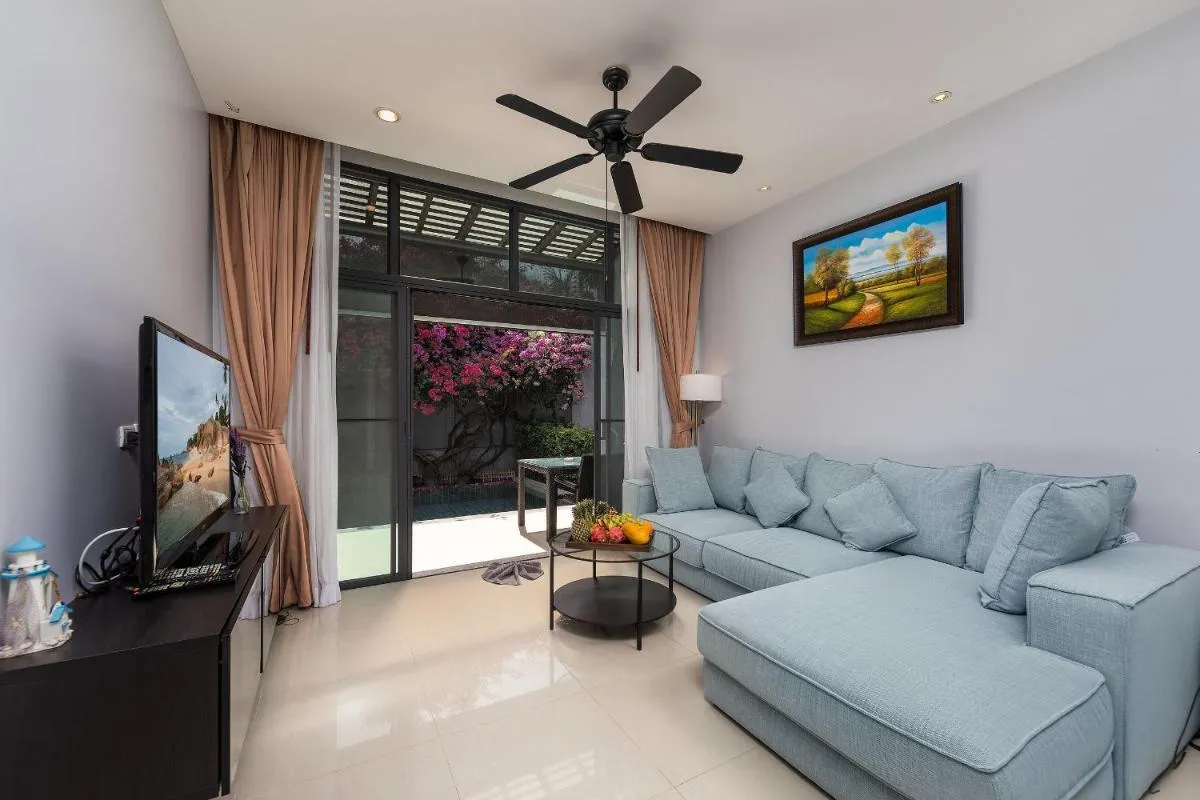 Image 1 of VILLA ARUHE | 2 Bedroom Private Pool Villa in Popular Onyx Villas | 3 min to Naiharn Beach