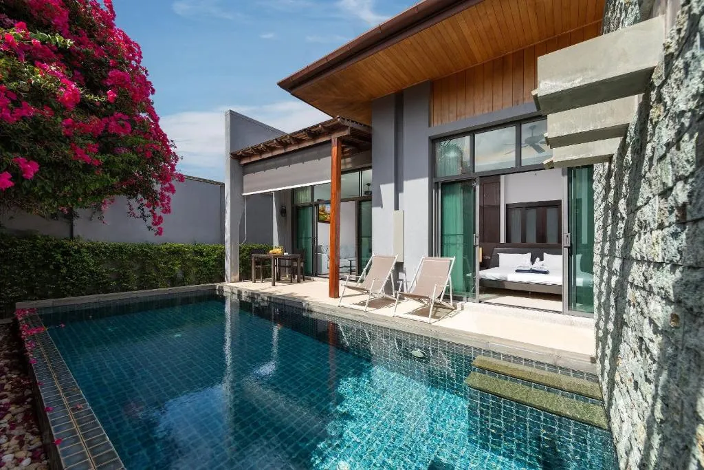 Image of VILLA ARUHE | 2 Bedroom Private Pool Villa in Popular Onyx Villas | 3 min to Naiharn Beach