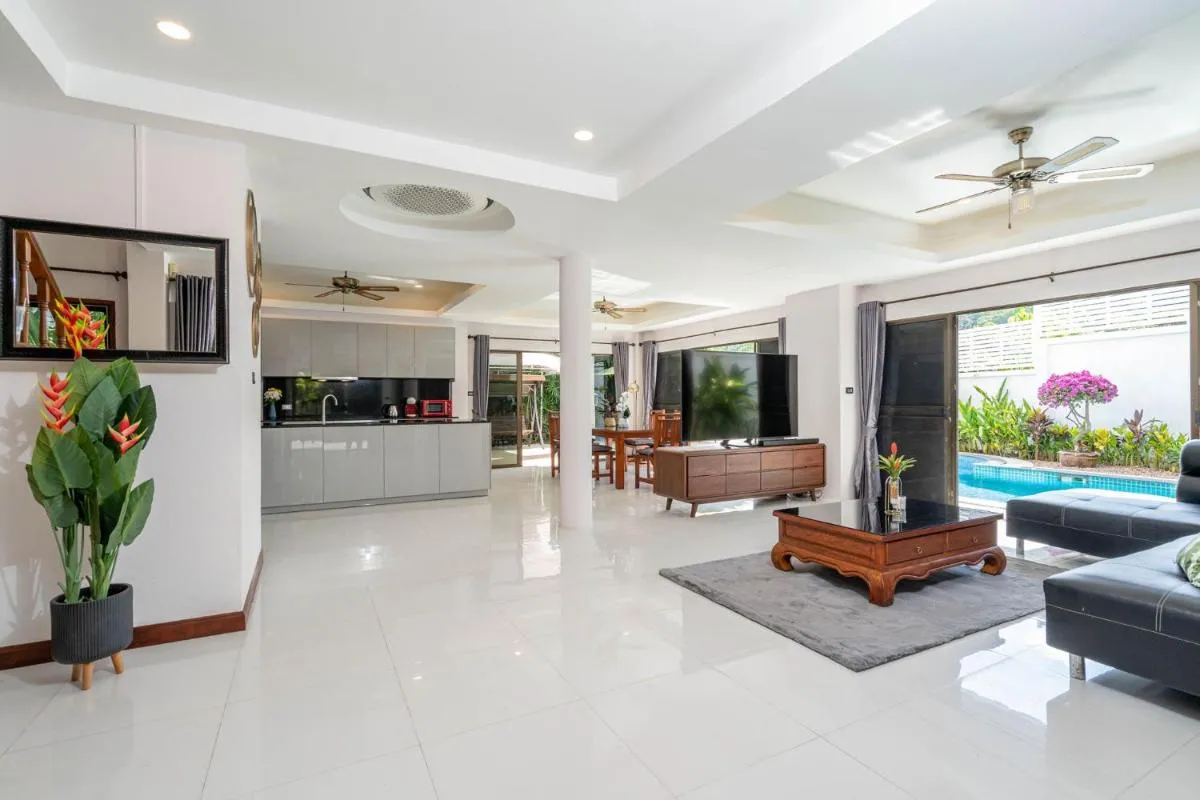 Image 6 of Villa Amaya, 2 Story Tropical Oasis with Green Hills View & Pool, Kamala Beach