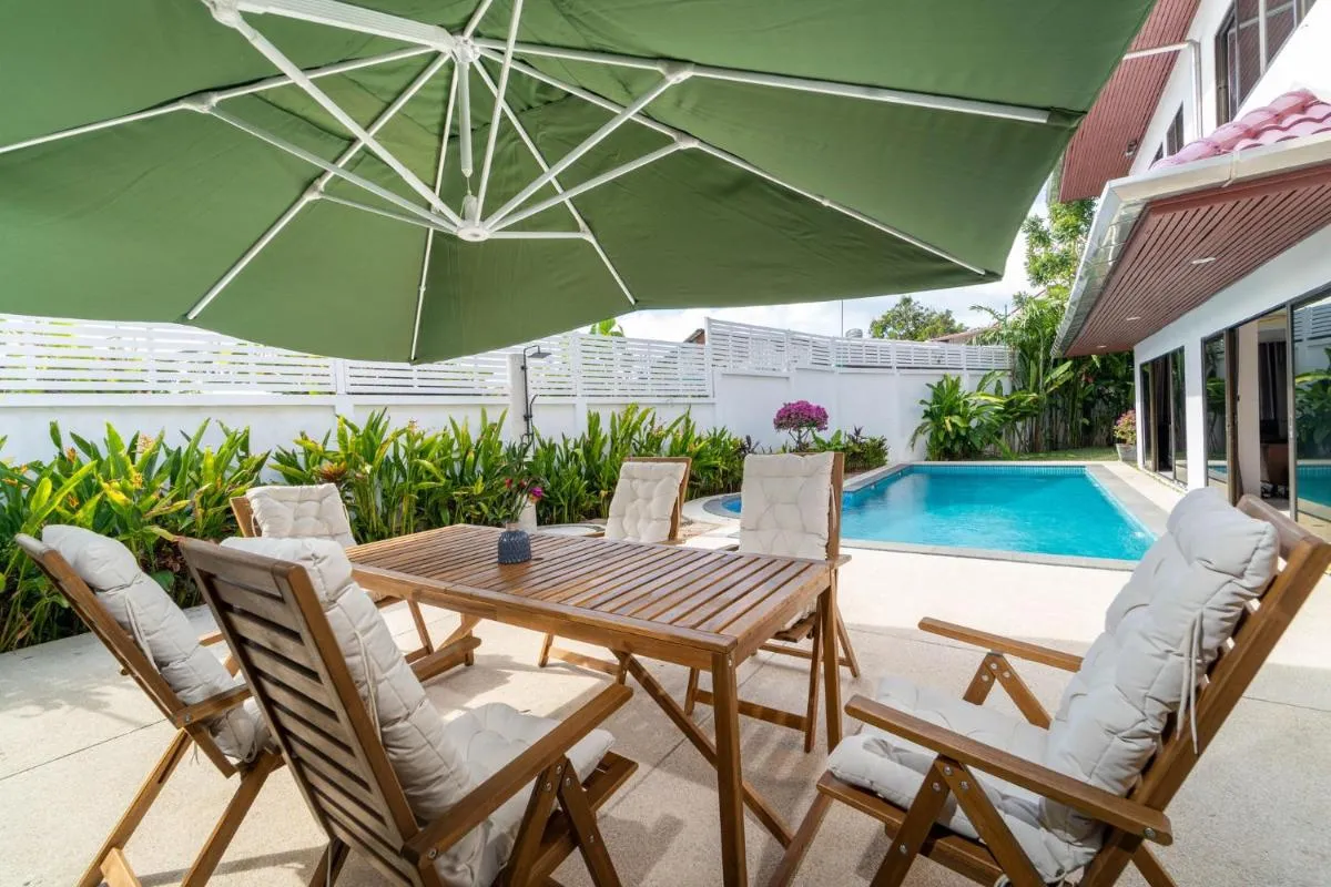 Image 1 of Villa Amaya, 2 Story Tropical Oasis with Green Hills View & Pool, Kamala Beach