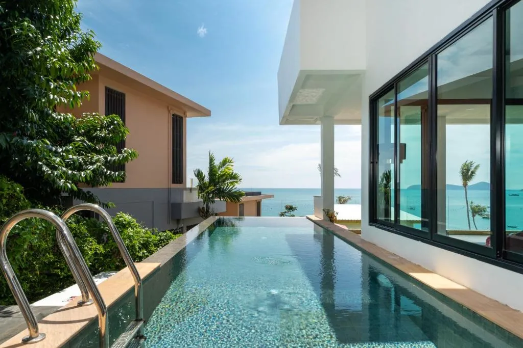 Image of mona seaview pool villa beach front AoYon Beach