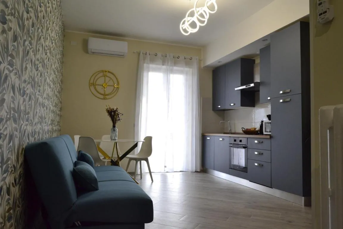 Image of Green and Blue Apartment
