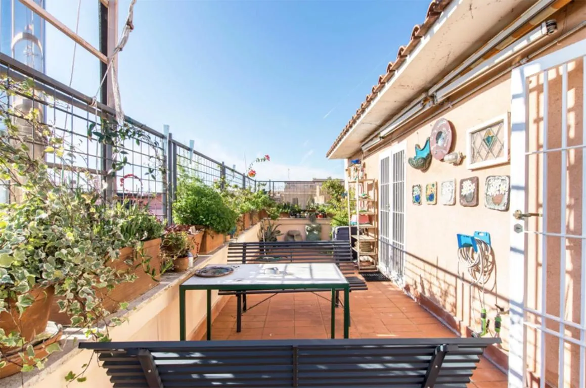 Image of Rosa’s terrace Roma panoramic penthouse