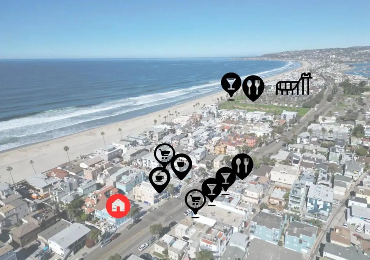 Image 2 of 2 Free Bikes, Pvt Parking, Steps to Beach! South Mission Beach