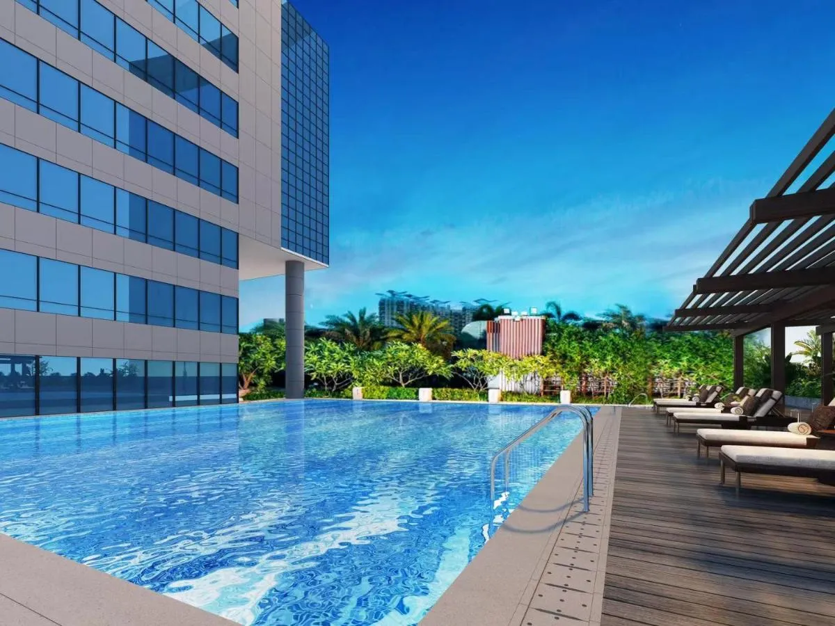 Image 4 of Sentosa Hotel Shenzhen Feicui Branch, Enjoy tropical swimming pools and high-class fitness club