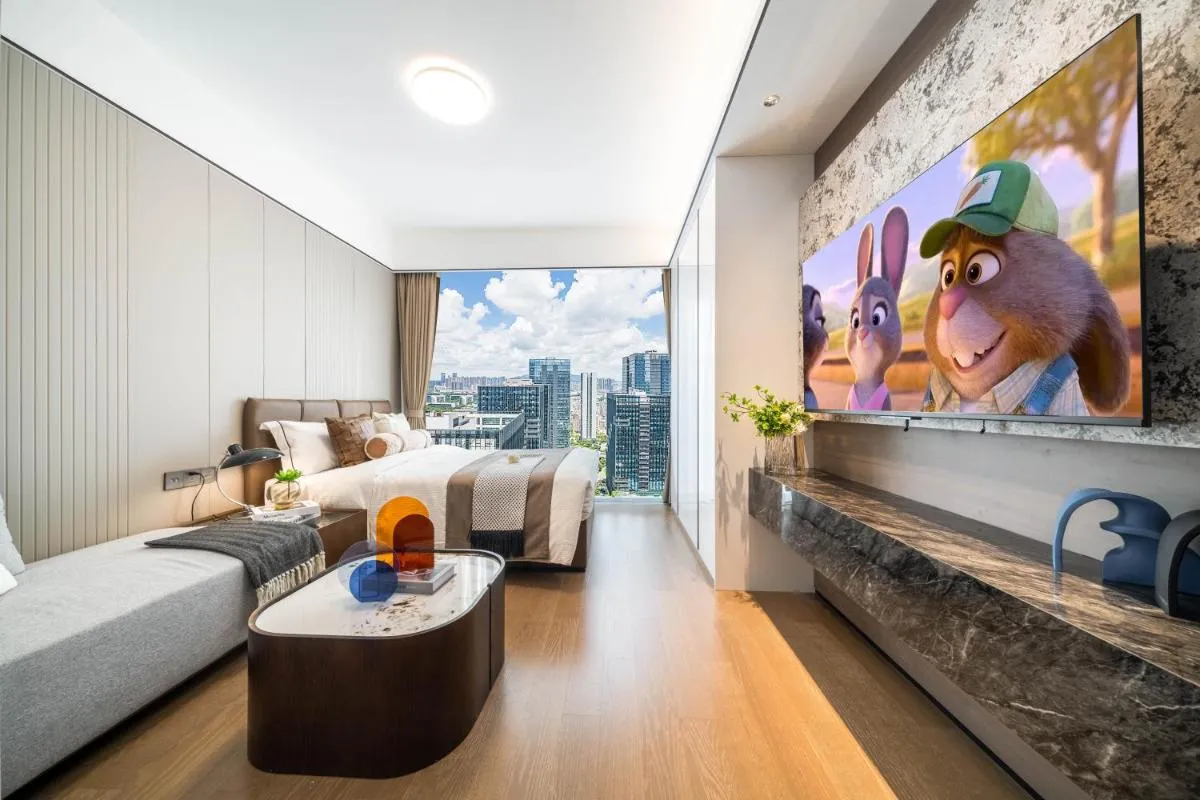 Image 2 of 榆漫居City View Hotel-深圳福田下沙地铁站KKone店