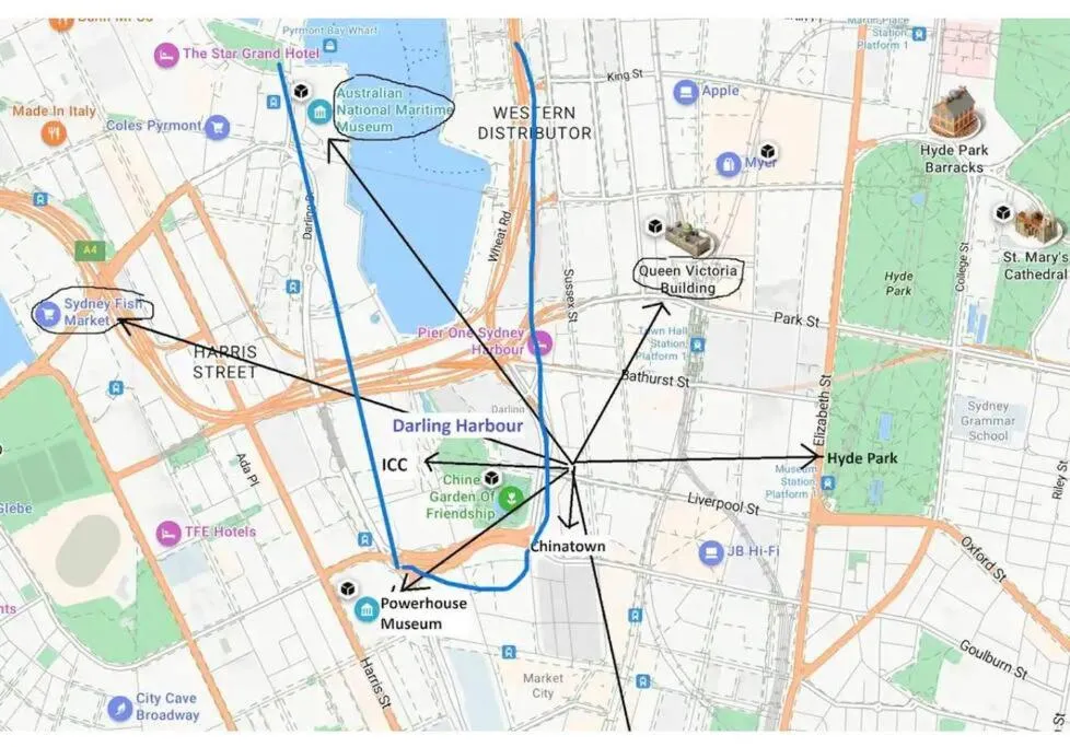 Image 1 of CBD 3Br Apt & Darling Harbour & ICC & Chinatown & Central
