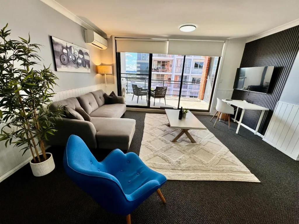 Image of Central Parramatta Apt with AC Balcony Parking