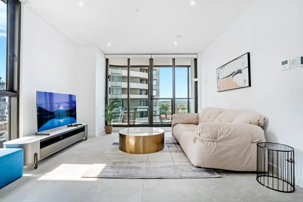 Image of Stylish 2BR Apt with Pool & Views Near Parramatta