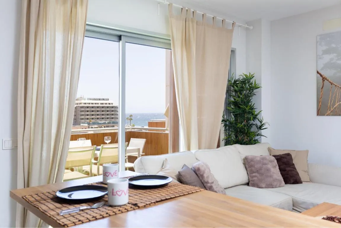 Image of Sea View Apartment in El Médano with pool & private parking space