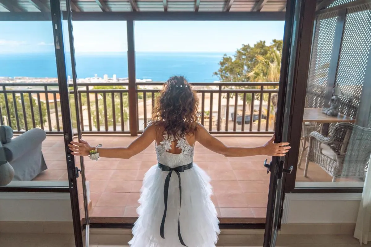 Image 1 of Canaan in Tenerife – Stunning Ocean views, Pool, Soul labyrinth in the Palm Garden, Magical private Villa by Mosolyka