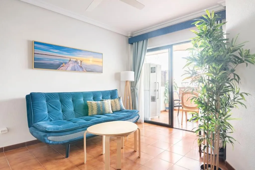 Image of Royal Blue Terracotta Designer Apt Golf del Sur