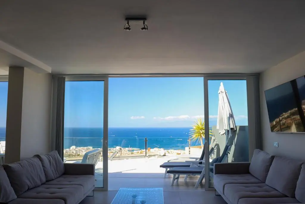 Image of Azure Sky Villa – Panoramic ocean view, luxury, San Eugenio
