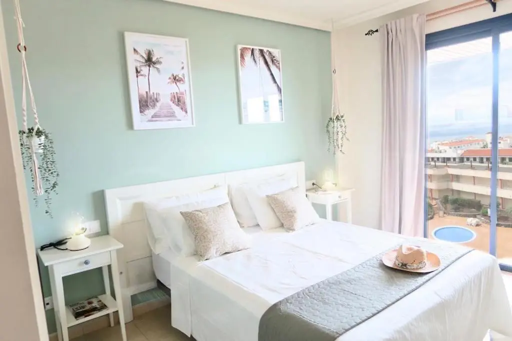 Image of Beautiful,boho,sea view Los Gigantes apartment