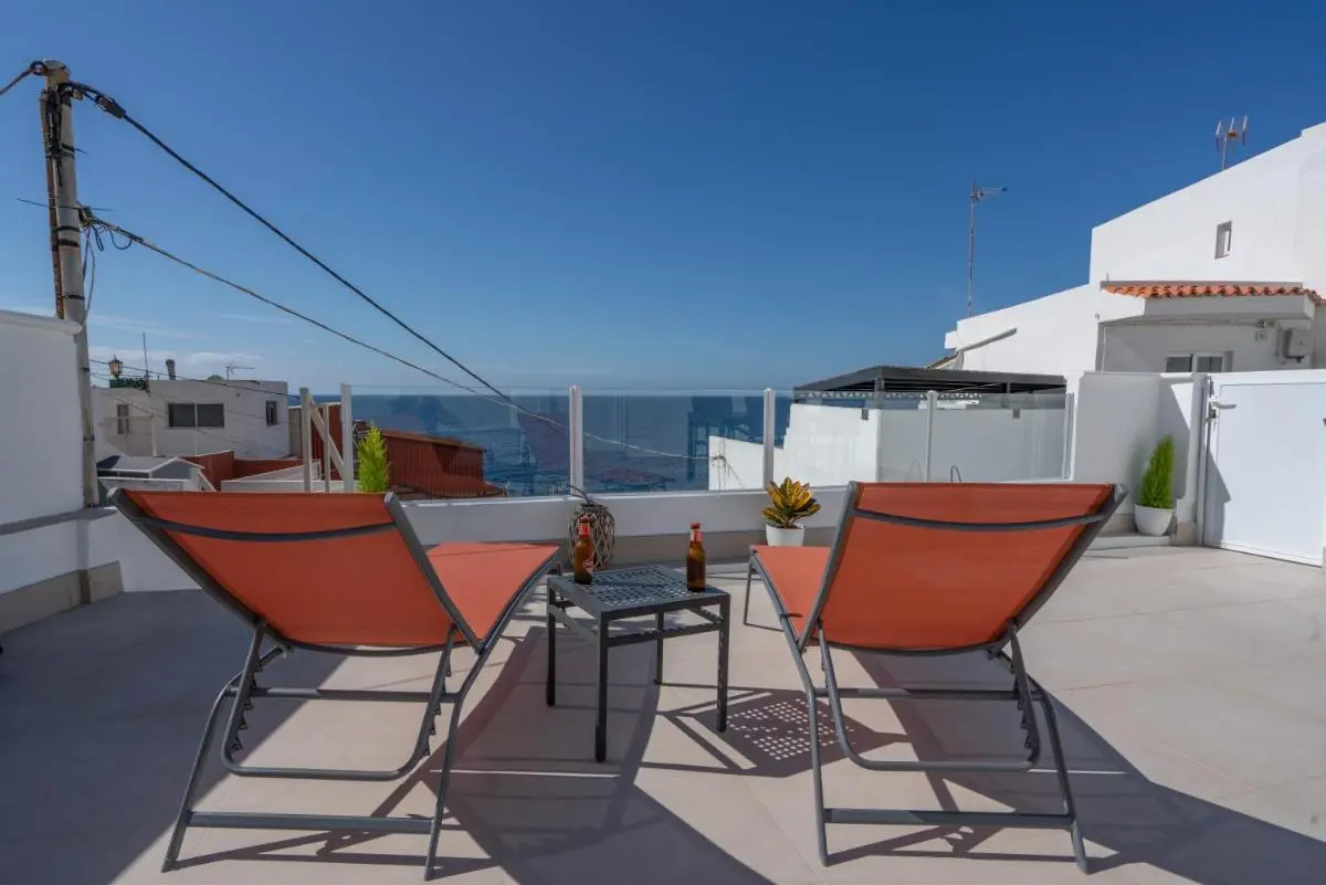 Image 1 of Spectacular Cave with two large terraces (70m2) by the sea