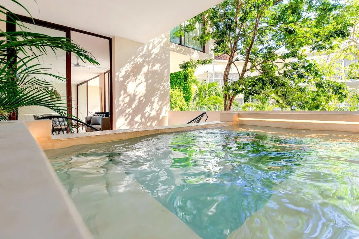 Image of 204 Hidden Gem apartment in the heart of Tulum w/ huge private terrace and pool for 6 Pax