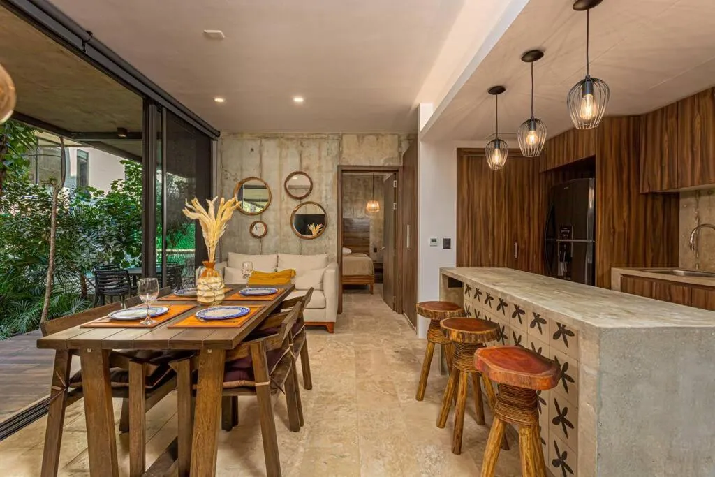 Image 4 of 2-Bedroom Apartment with Cenote, Gym, Sauna, Tulum Ruins View