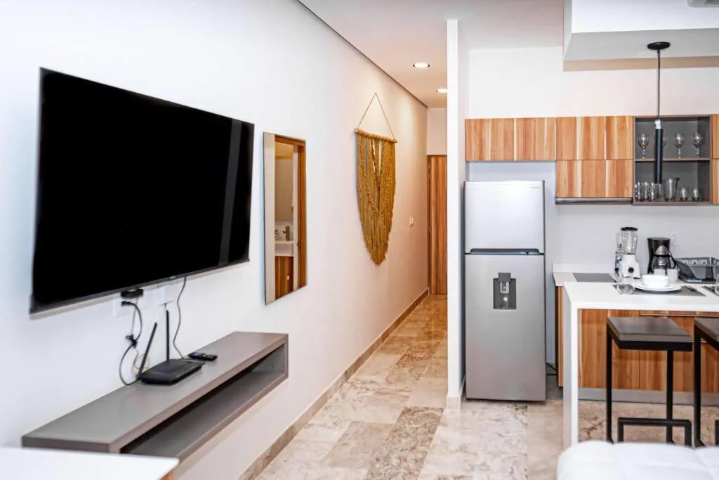 Image 4 of 2-level apartment in Aldea Zama with private splash pool.