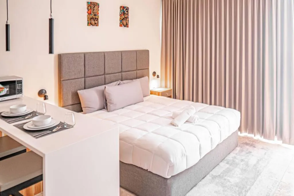 Image 1 of 2-level apartment in Aldea Zama with private splash pool.